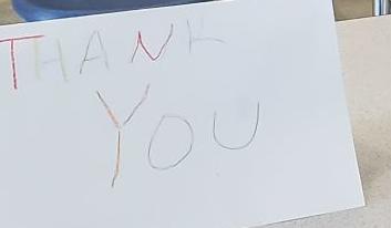 THANKS FOR MEALS